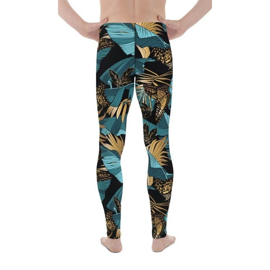 Golden Butterflies Men's Leggings