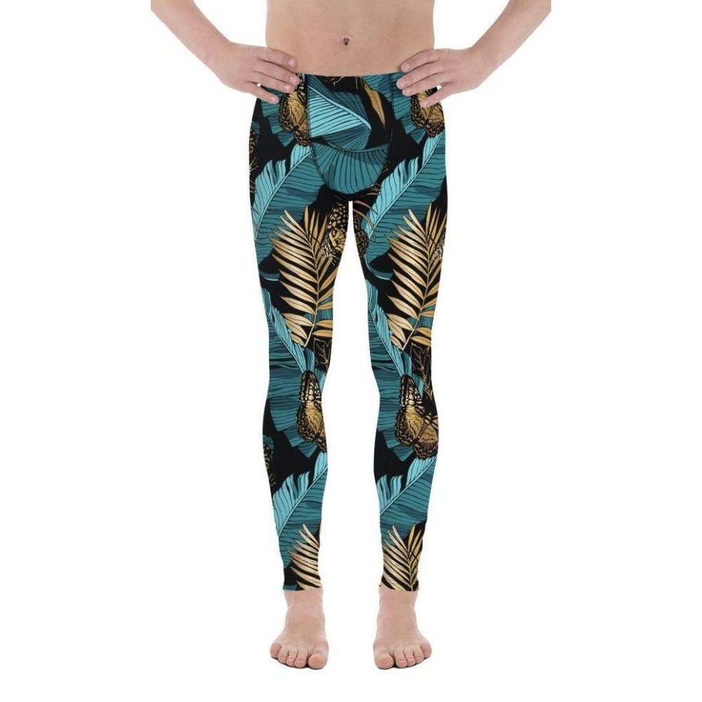 Golden Butterflies Men's Leggings