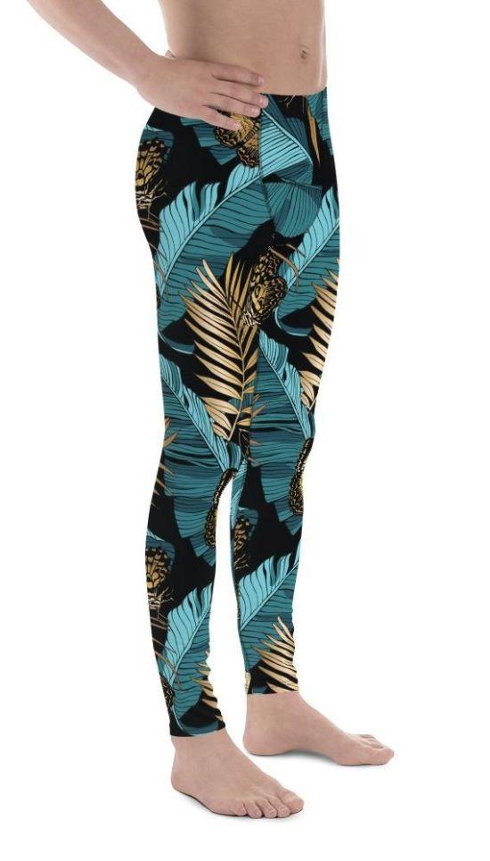 Golden Butterflies Men's Leggings