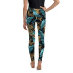 Golden Butterflies Youth Leggings