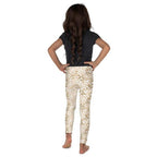 Golden Leopard Print Kid's Leggings