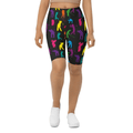 Golfer Pattern Biker Shorts