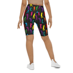 Golfer Pattern Biker Shorts