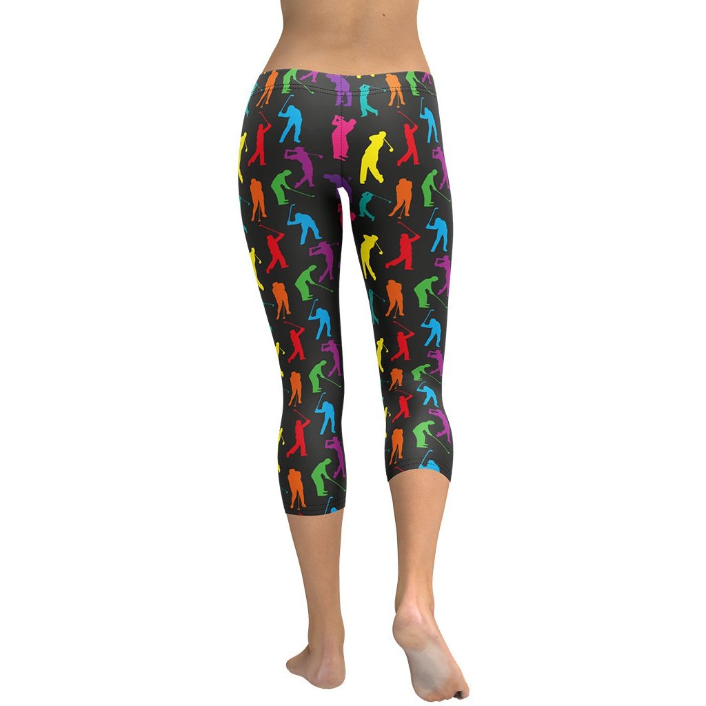 Golfer Pattern Capris