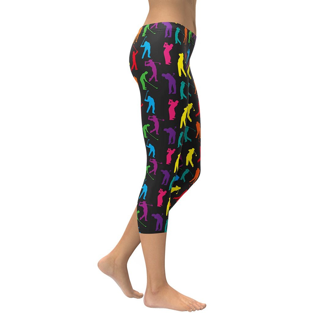 Golfer Pattern Capris