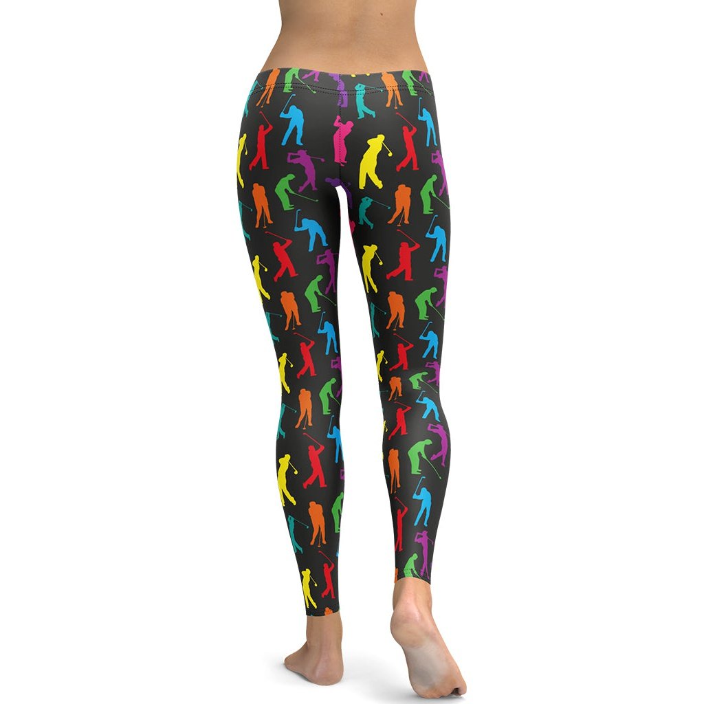 Golfer Pattern Leggings