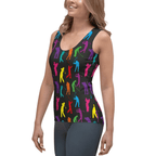 Golfer Pattern Tank Top