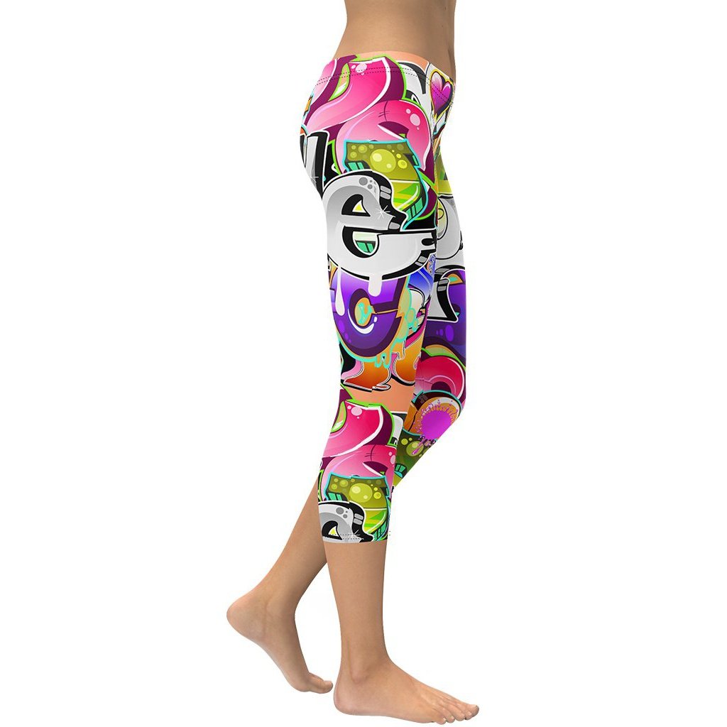 Graffiti Capris