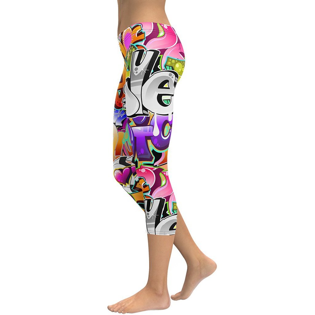 Graffiti Capris