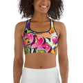 Graffiti Sports Bra