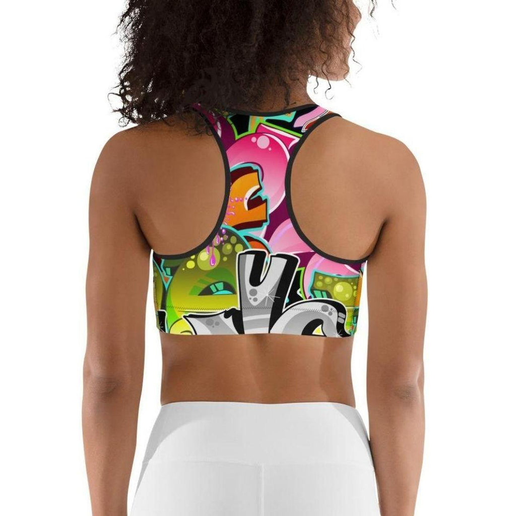 Graffiti Sports Bra