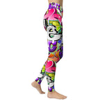 Graffiti Yoga Leggings
