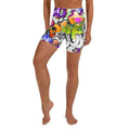 Graffiti Yoga Shorts