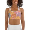Groovy Hippie Sports Bra