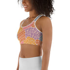 Groovy Hippie Sports Bra