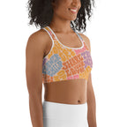 Groovy Hippie Sports Bra