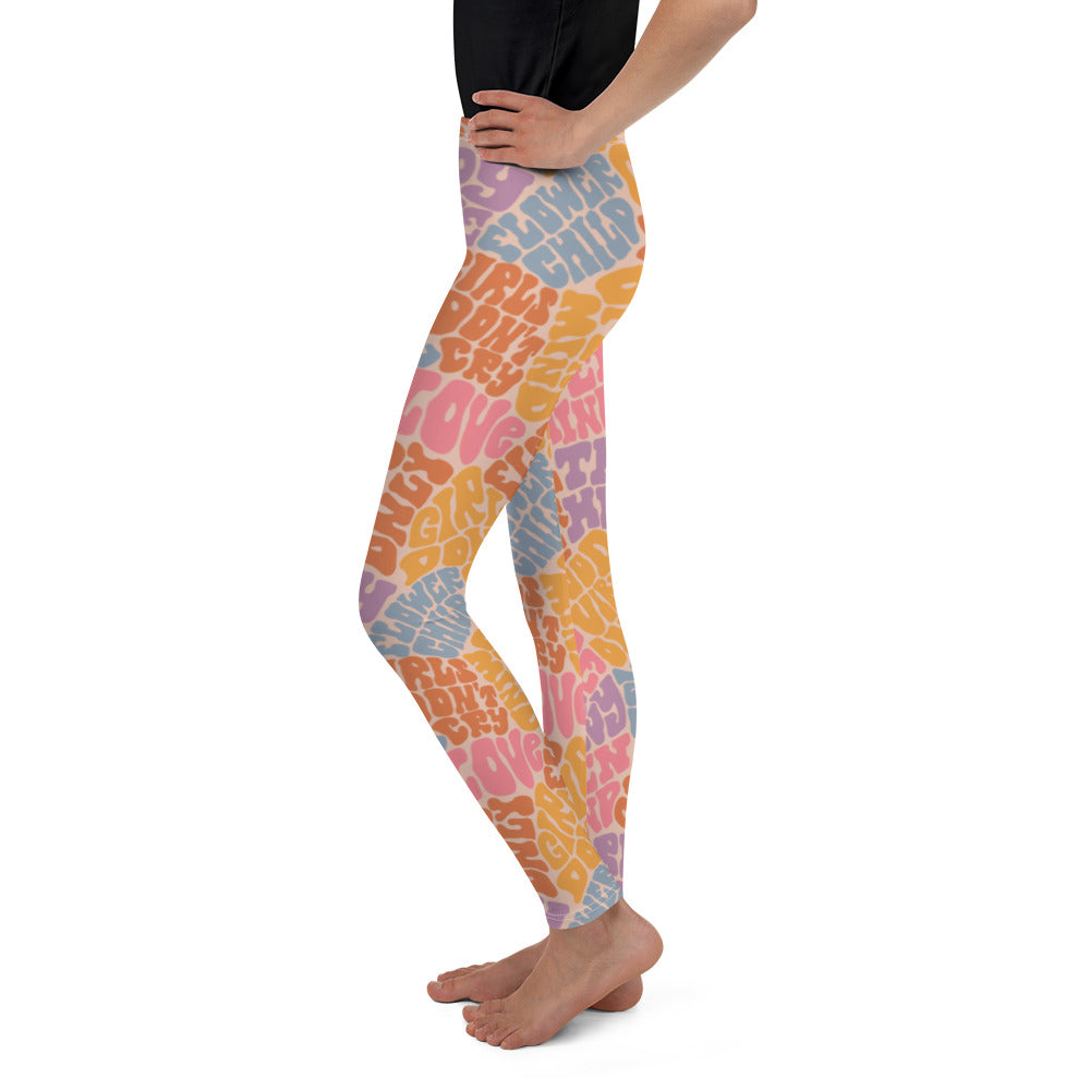 Groovy Hippie Youth Leggings