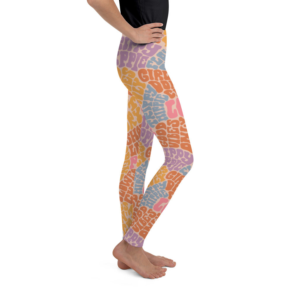 Groovy Hippie Youth Leggings