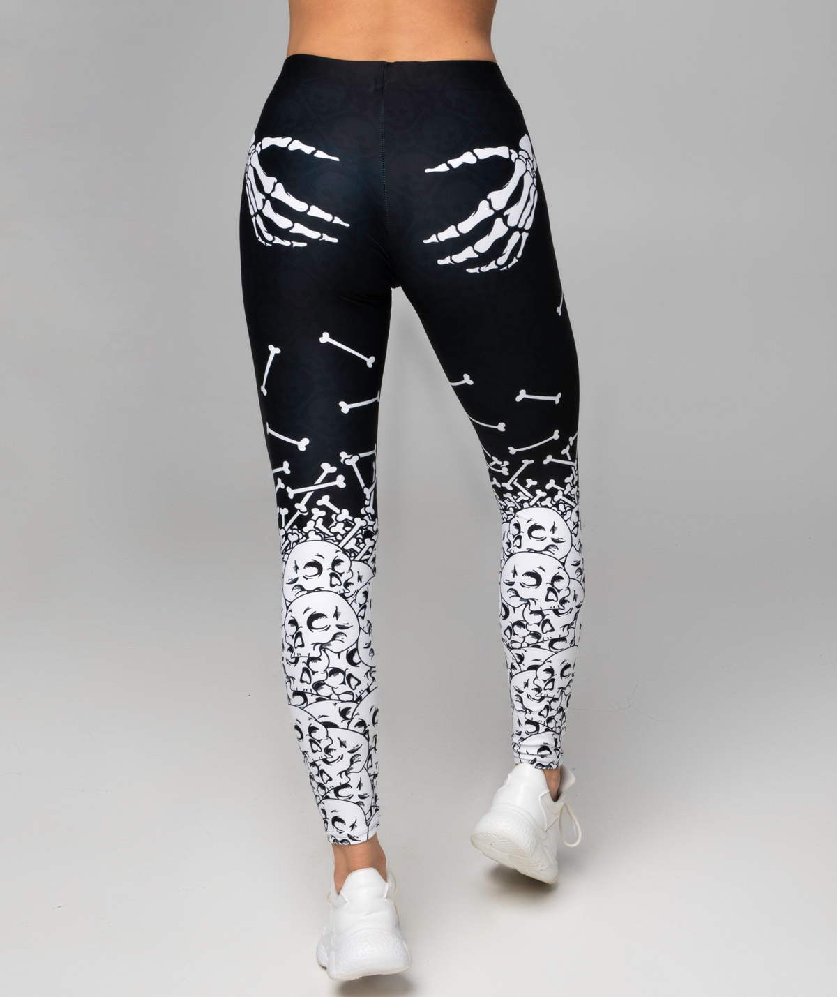 Hanukkah Black Print Pattern Women Leggings
