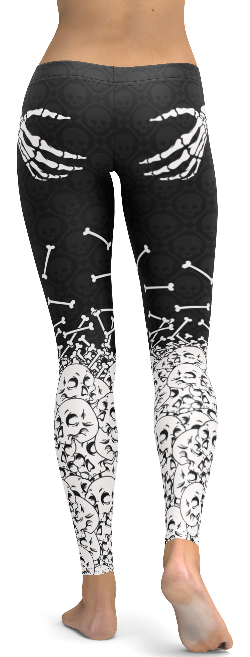 Halloween Hand Print Leggings