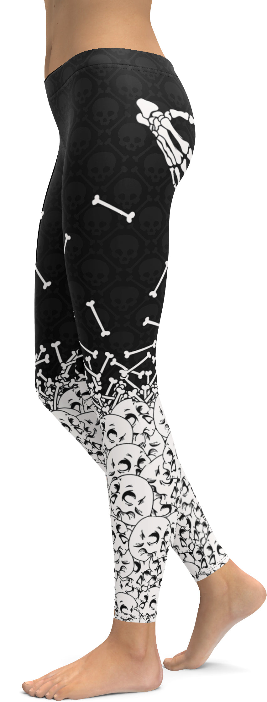 Halloween Hand Print Leggings