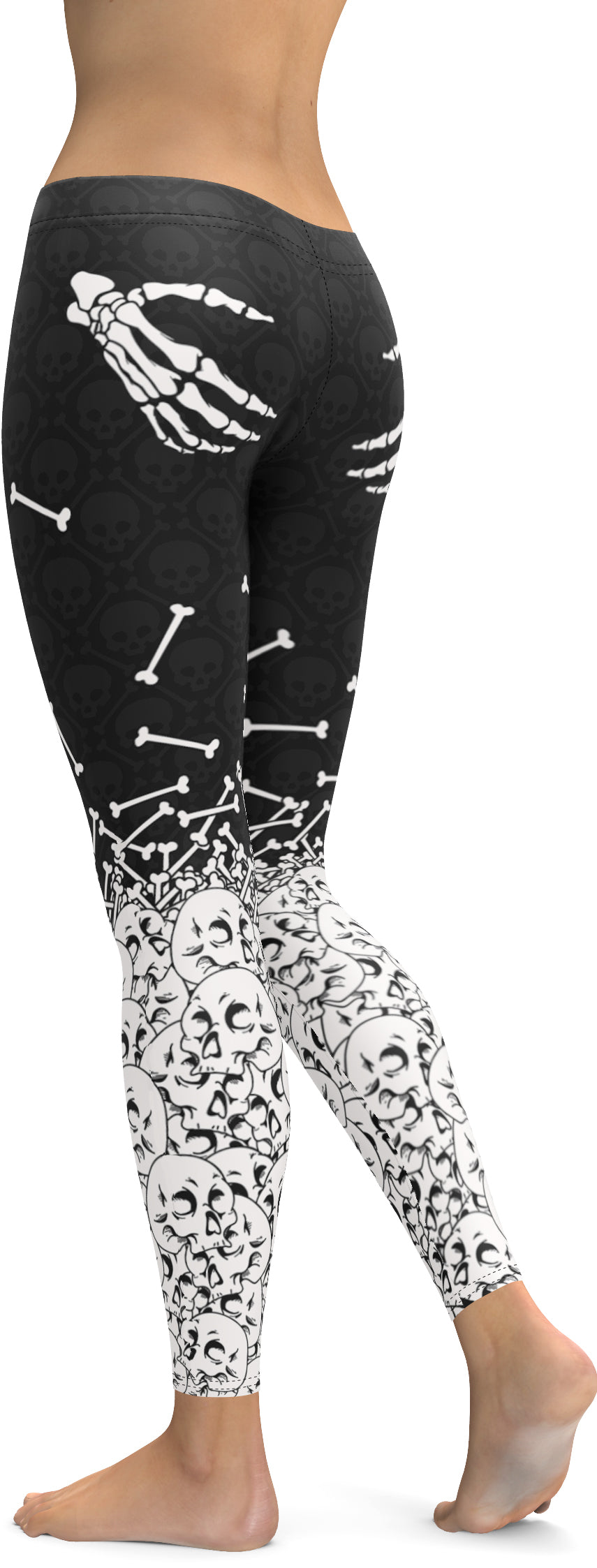 Halloween Hand Print Leggings