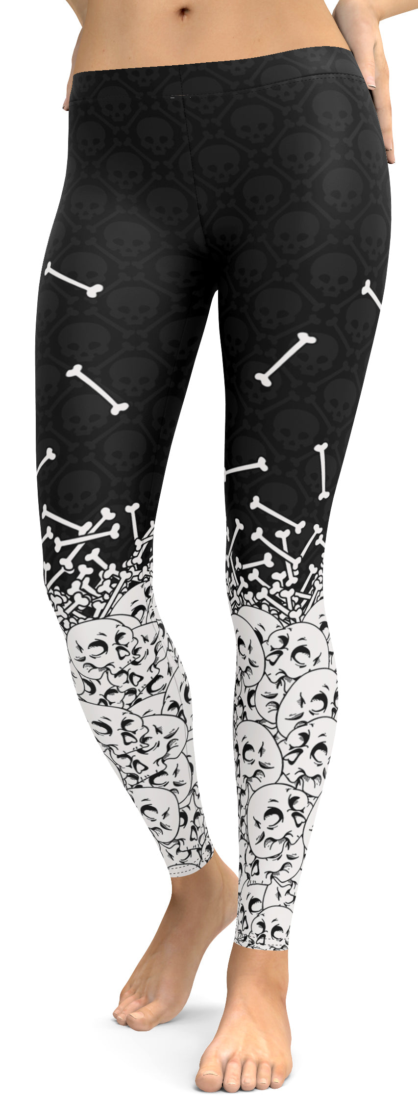 Halloween Hand Print Leggings