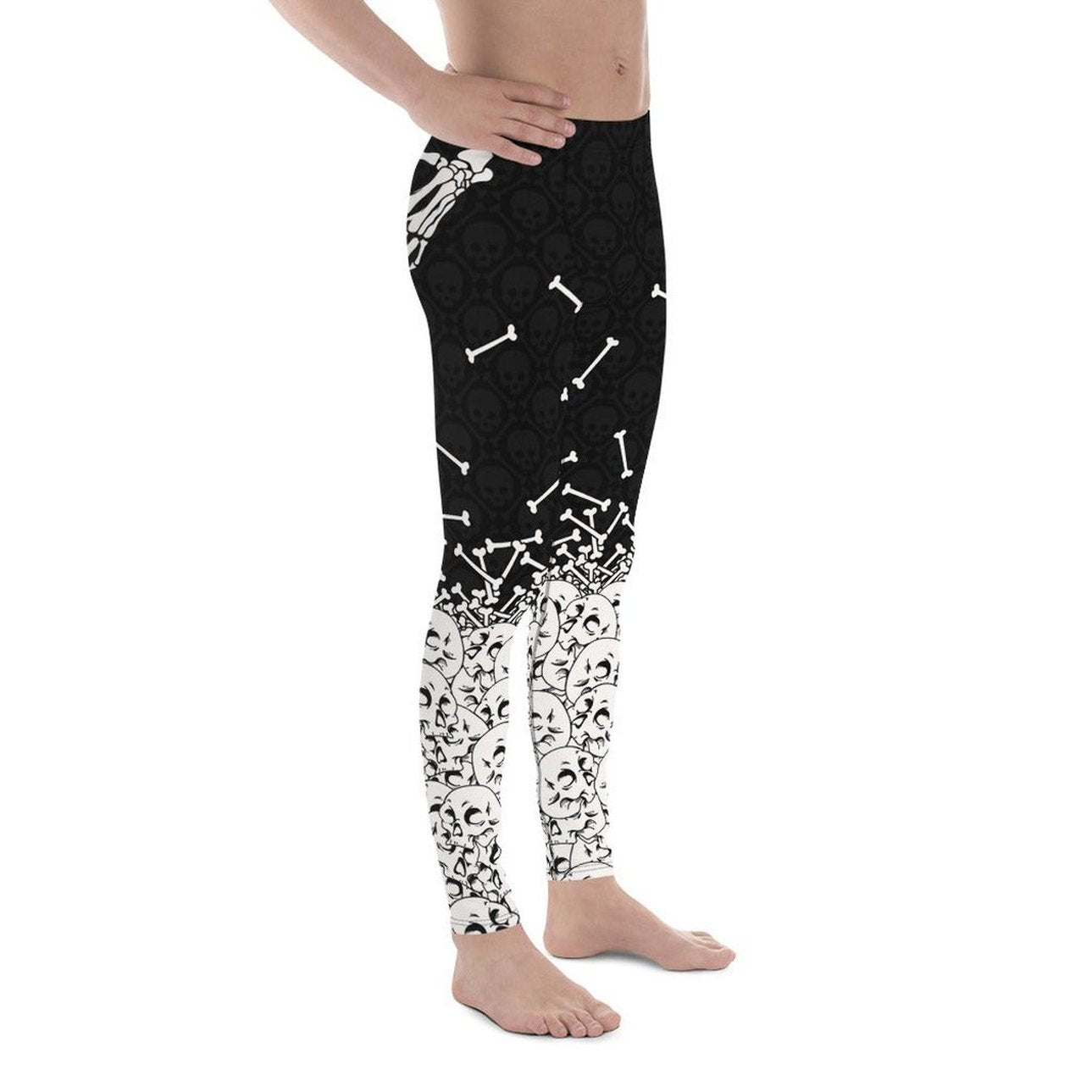 Halloween Hand Print Men's Leggings