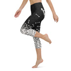 Halloween Hand Print Yoga Capris