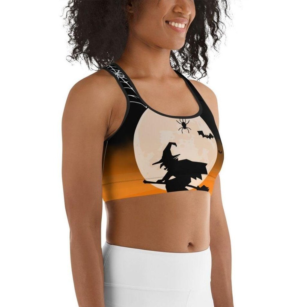 Halloween Night Sports Bra