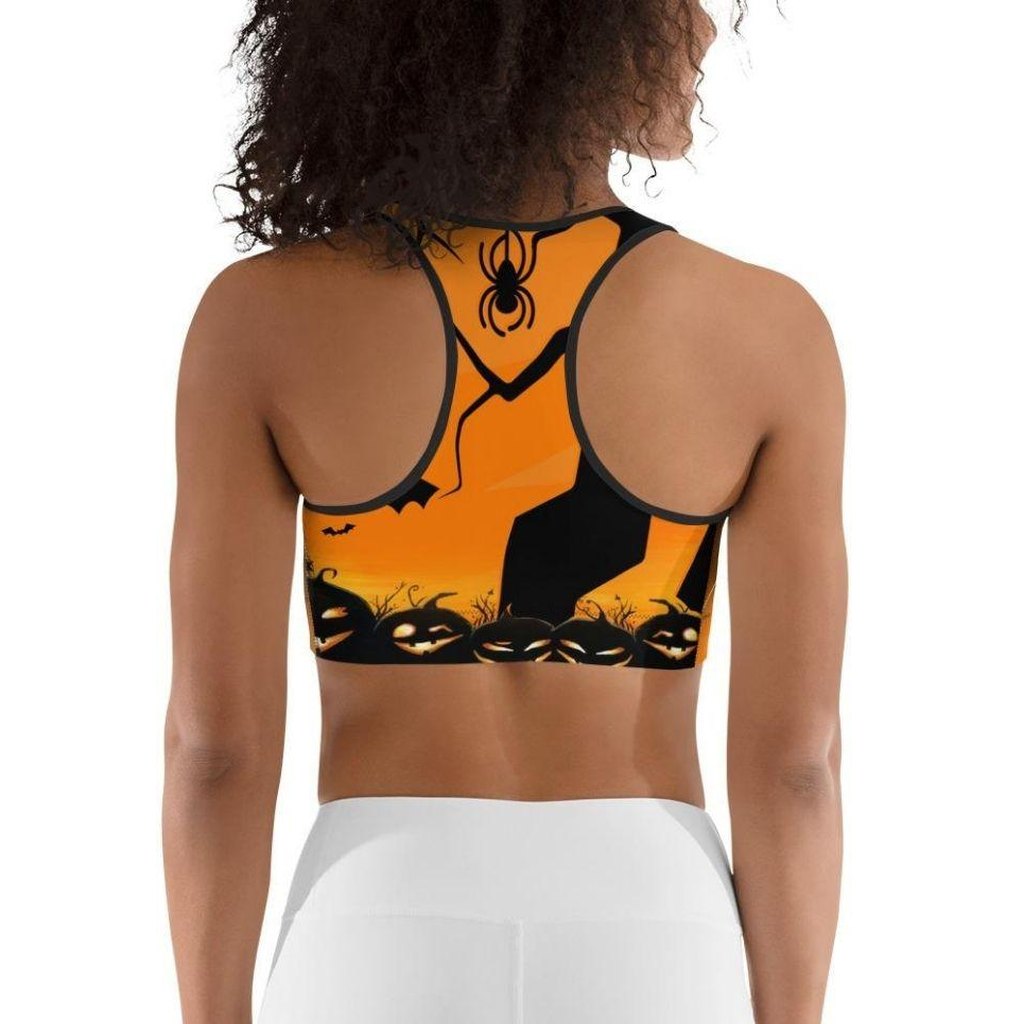 Halloween Night Sports Bra