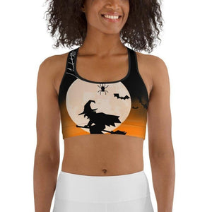 Halloween Night Sports Bra