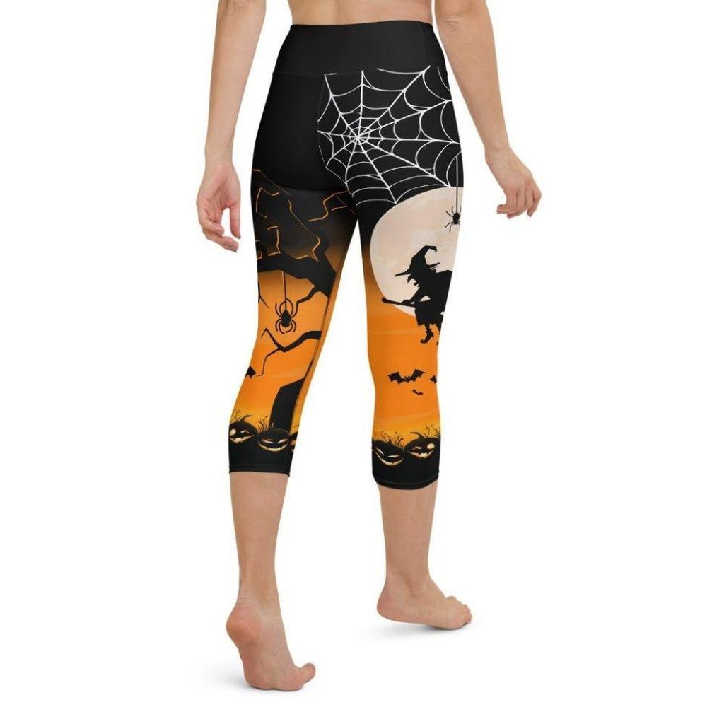 Halloween Night Yoga Capris