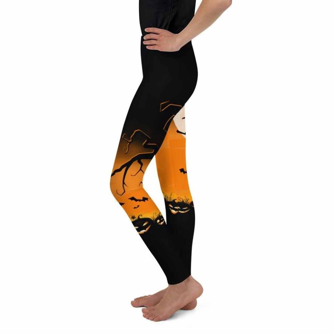 Halloween Night Youth Leggings