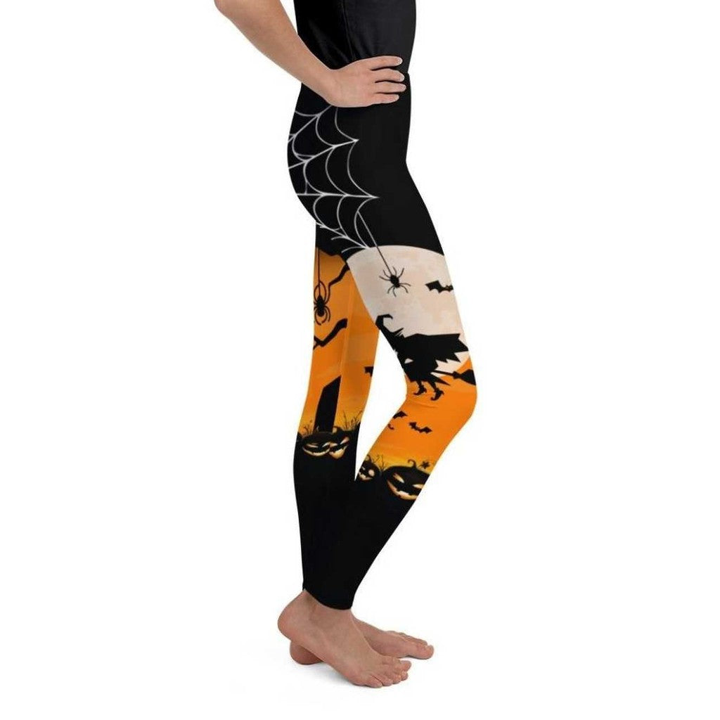 Halloween Night Youth Leggings