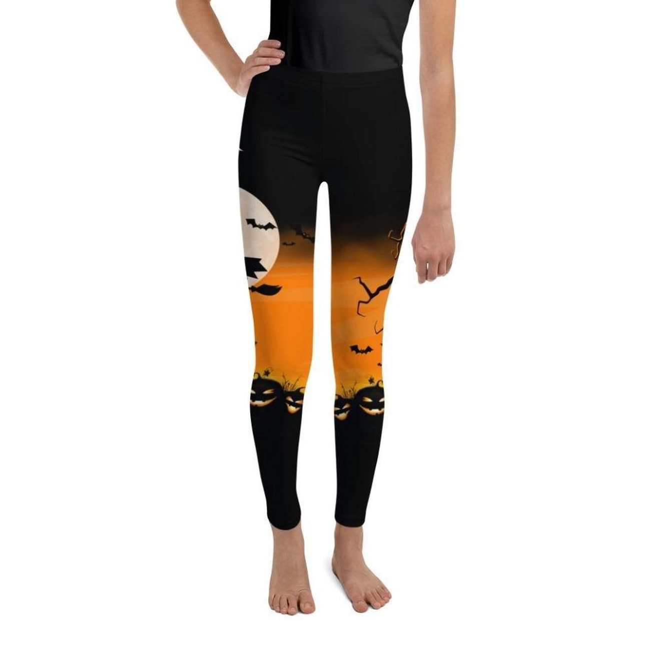 Halloween Night Youth Leggings