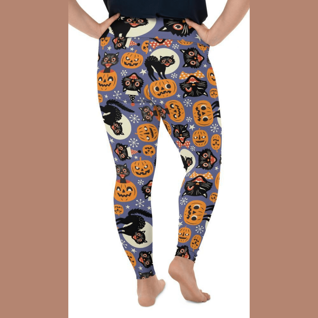 Halloween Print Plus Size Leggings
