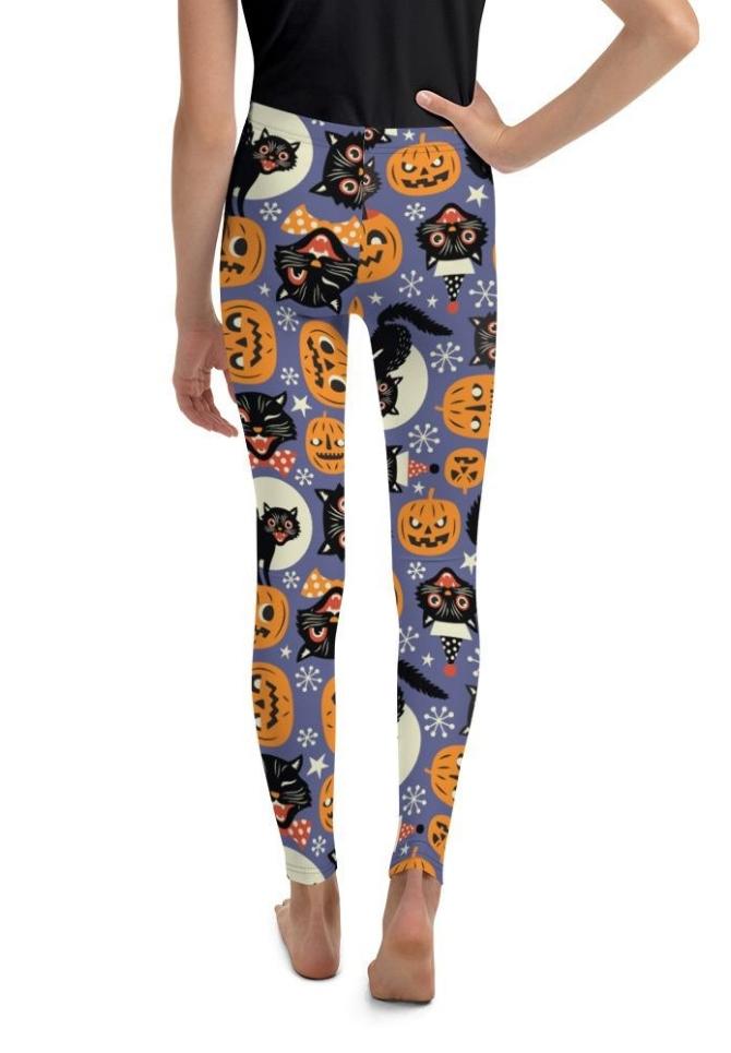 Halloween Print Youth Leggings