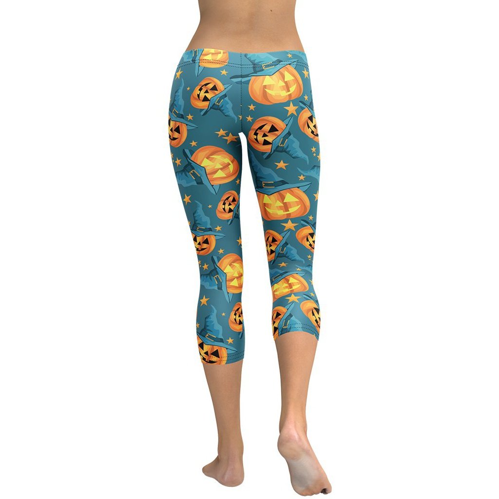 Halloween Pumpkin Capris