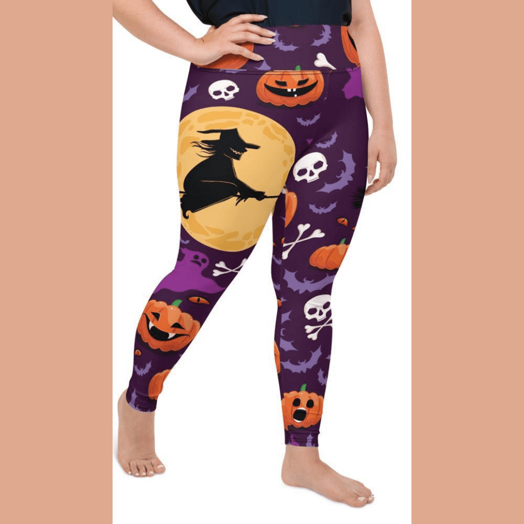 Halloween Witch Plus Size Leggings