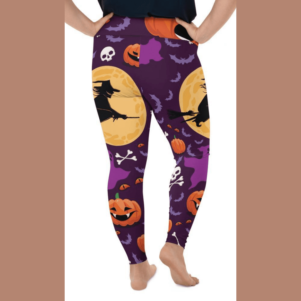 Halloween Witch Plus Size Leggings