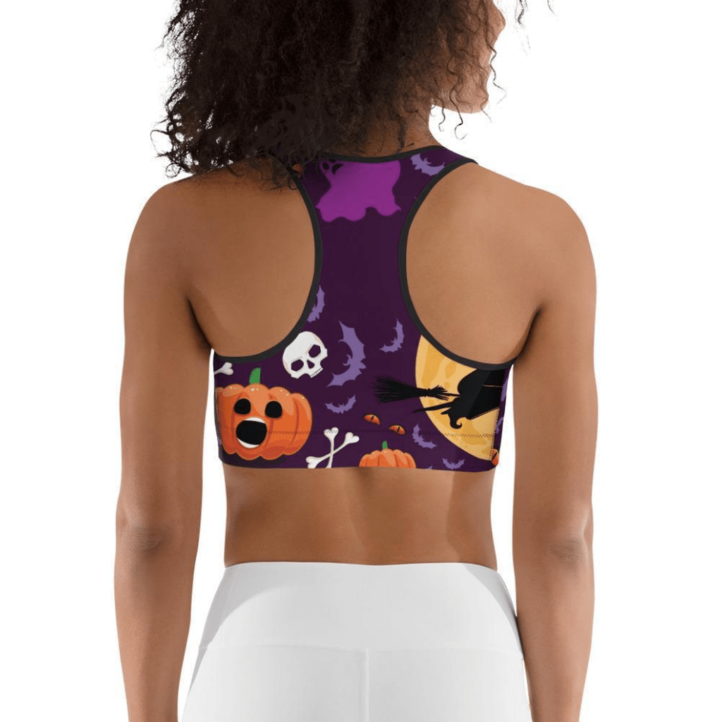 Halloween Witch Sports Bra