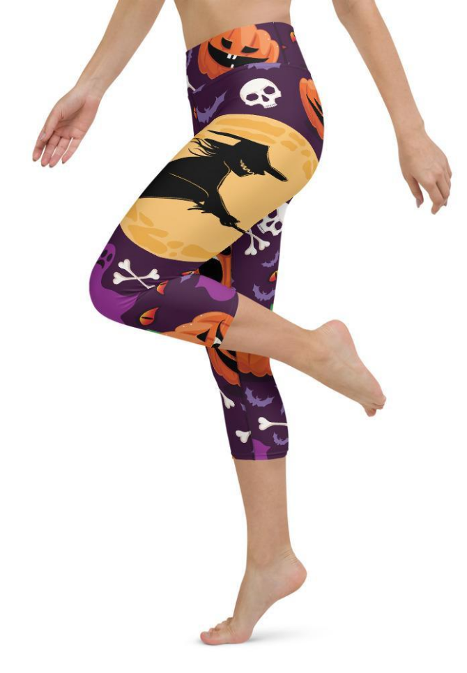 Halloween Witch Yoga Capris