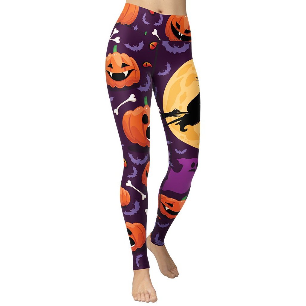 Halloween Witch Yoga Leggings