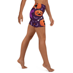 Halloween Witch Yoga Shorts