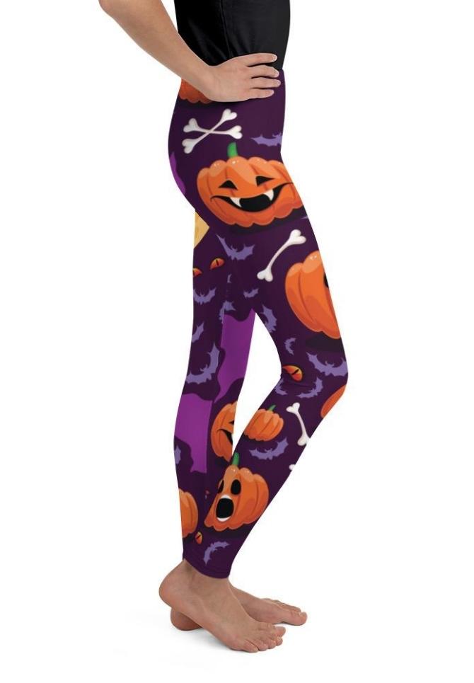 Halloween Witch Youth Leggings