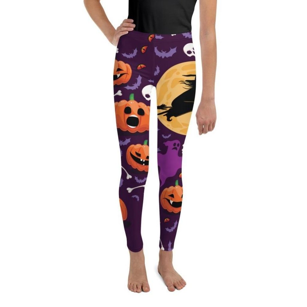 Halloween Witch Youth Leggings