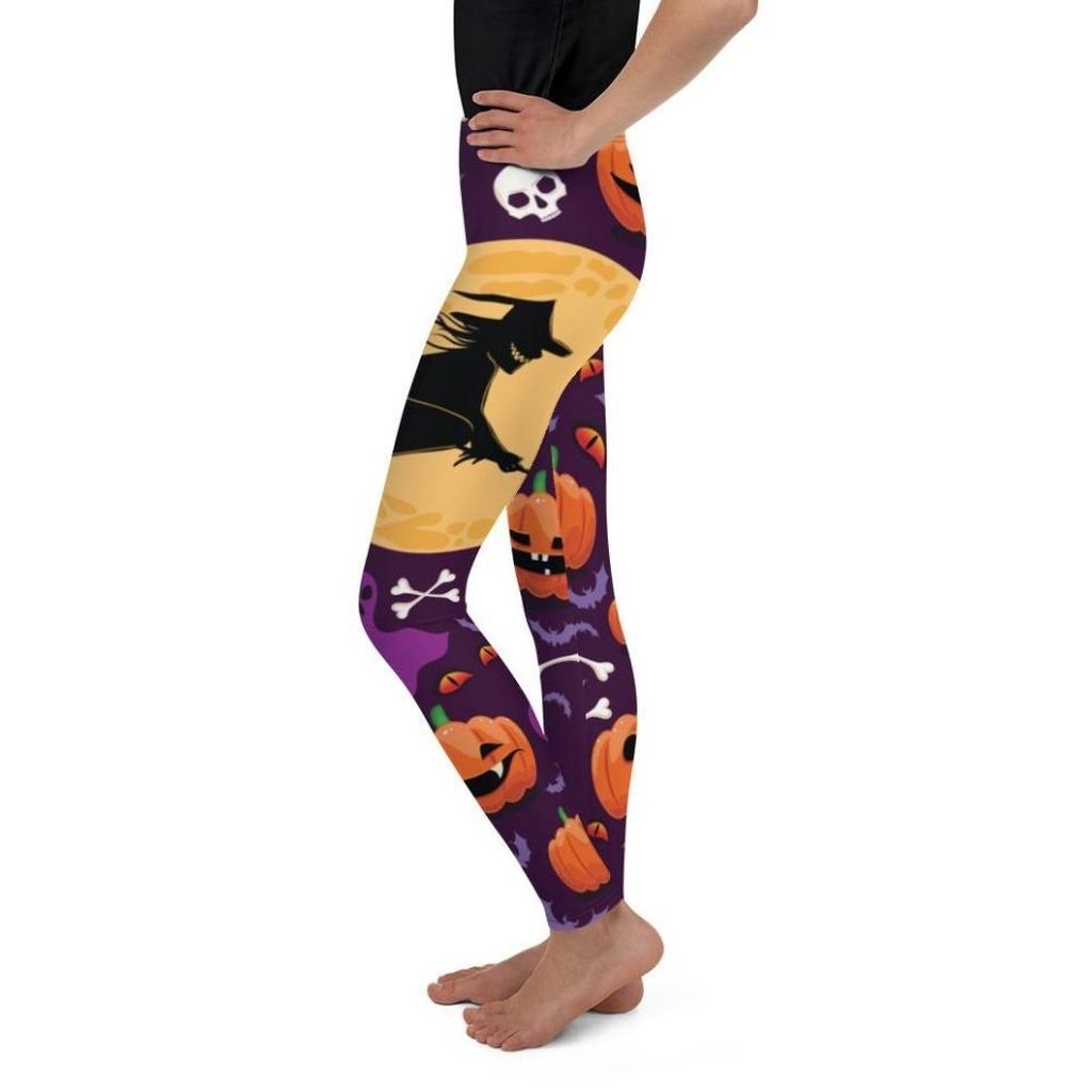 Halloween Witch Youth Leggings