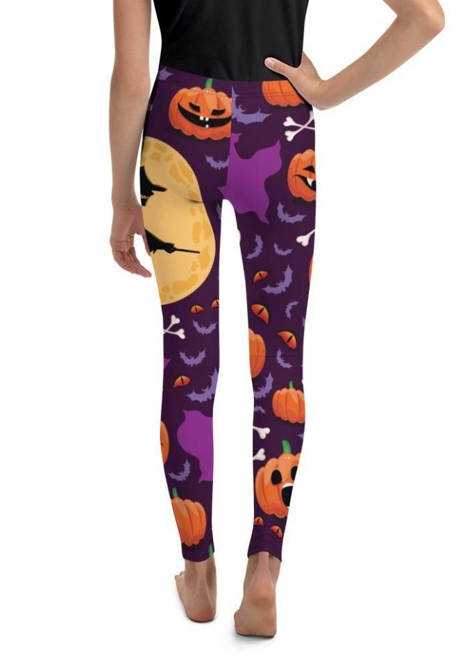 Halloween Witch Youth Leggings