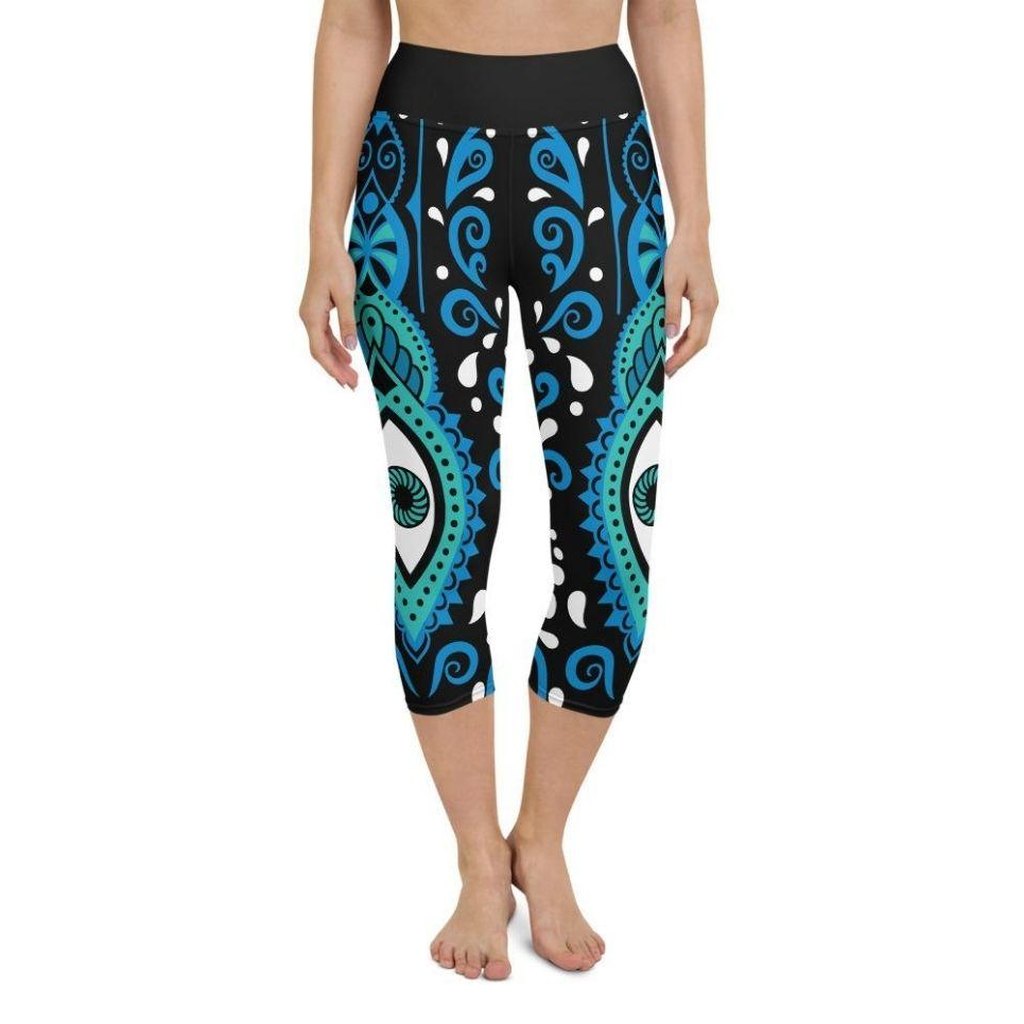 Hamsa Eye Yoga Capris